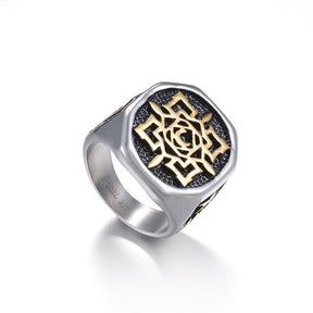 Master Mason Blue Lodge Ring - 7mm Titanium Steel - Bricks Masons