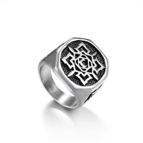 Master Mason Blue Lodge Ring - 7mm Titanium Steel - Bricks Masons