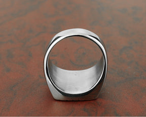 Master Mason Blue Lodge Ring - Silver Mason Square & Compass G - Bricks Masons