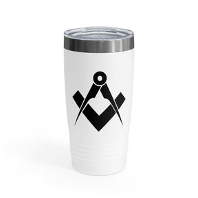 Master Mason Blue Lodge Ringneck Tumbler - Square & Compass - Bricks Masons