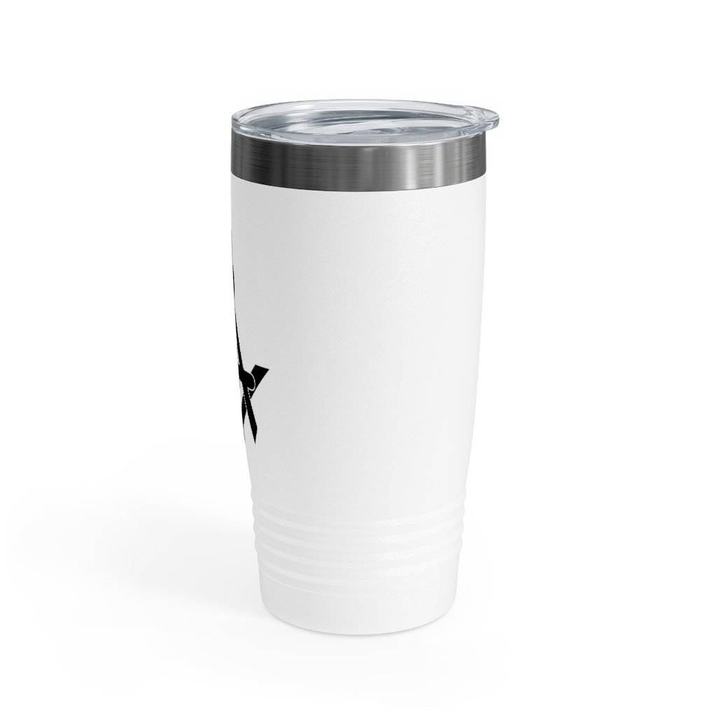 Master Mason Blue Lodge Ringneck Tumbler - Various Colors Square & Compass G - Bricks Masons