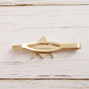 Master Mason Blue Lodge Tie Bar - Square and Compass Motif - Bricks Masons