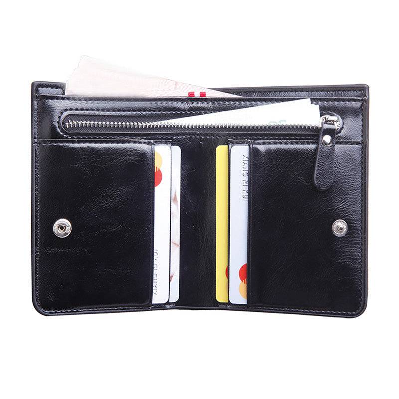 Master Mason Blue Lodge Wallet - Genuine Leather Passport & Credit Card Holder (Black/Coffee) - Bricks Masons