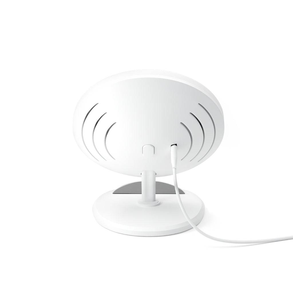 Master Mason Blue Lodge Wireless Charger - White with Square & Compass G - Bricks Masons