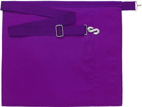 Member Council Apron - Purple Grosgrain - Bricks Masons