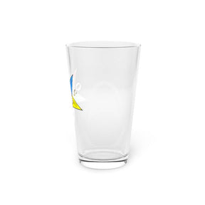 OES Pint Glass - 16oz 5-Pointed Star - Bricks Masons