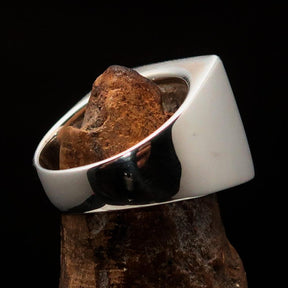 Order of Malta Ring - Silver & Light Blue Cross Sterling Silver