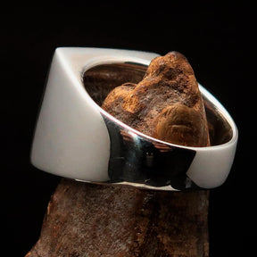 Order of Malta Ring - Silver & Light Blue Cross Sterling Silver