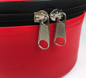 Past Grand High Priest Royal Arch Chapter Crown Cap Case - Red Leather - Bricks Masons