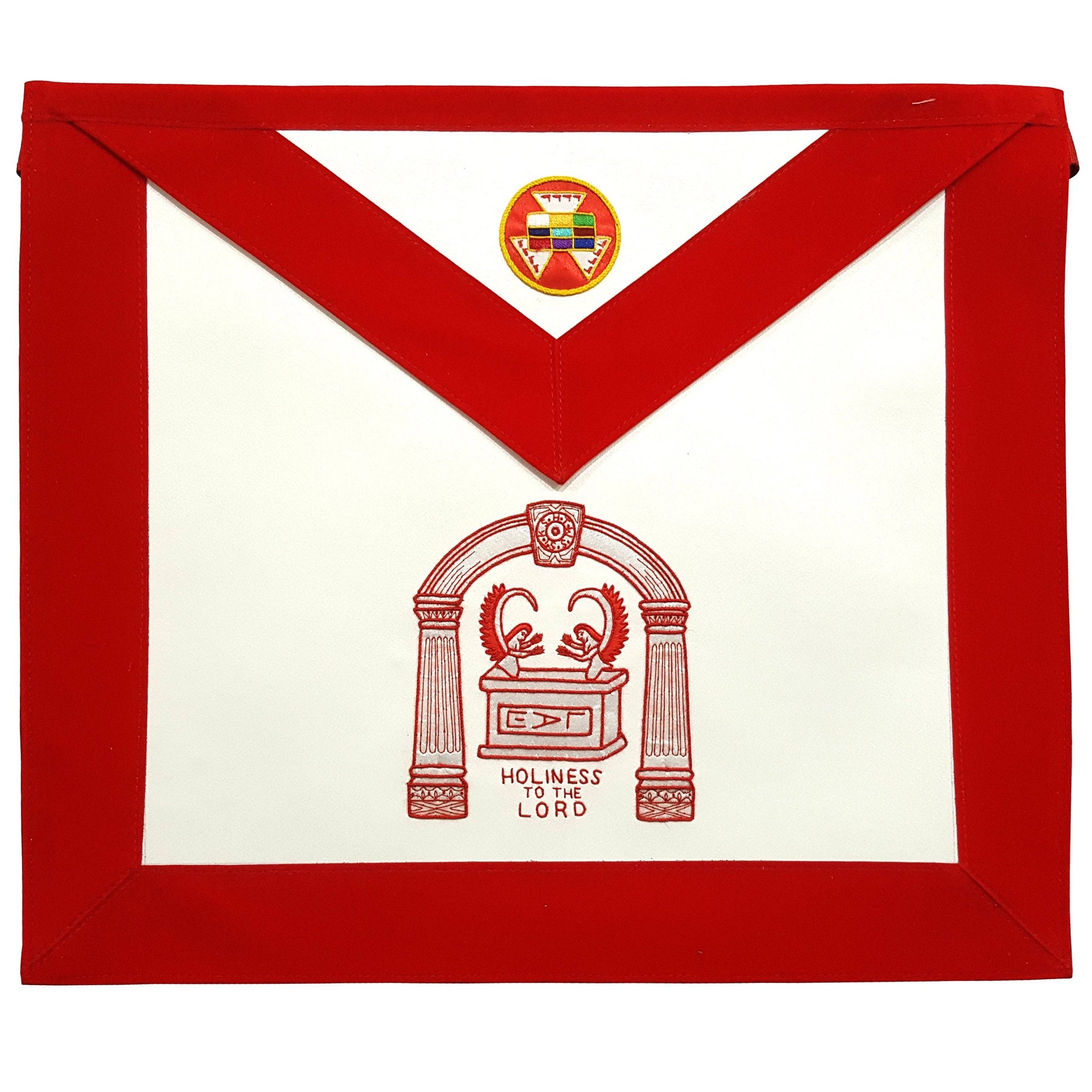 Past High Priest Royal Arch Chapter Apron - Red - Bricks Masons