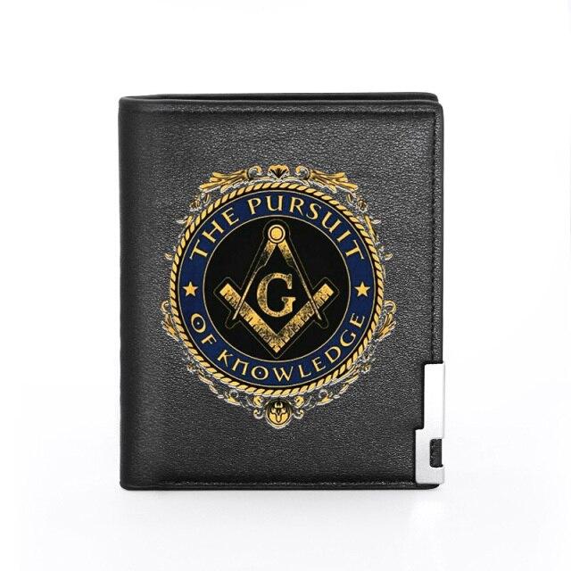 Master Mason Blue Lodge Wallet - Compass And Square G and Credit Card Holder (20 variants)