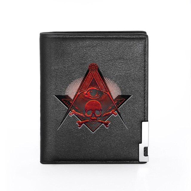 Master Mason Blue Lodge Wallet - Compass And Square G and Credit Card Holder (20 variants)