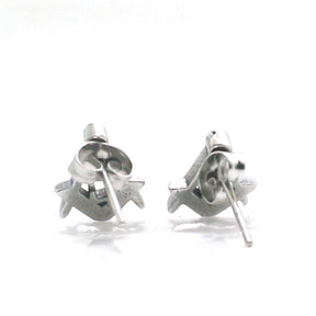 Master Mason Blue Lodge Earring - Compass and Square G Silver