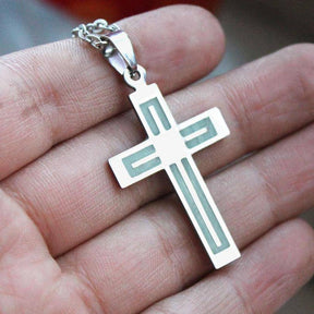 Knights Templar Commandery Necklace - Luminous Glowing CROSS