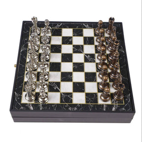 Personalized Marble Plated 20cm(7.87") Luxury Wood Chess Set