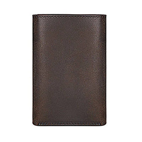 Master Mason Blue Lodge Wallet - I Always Look To The East Genuine Leather Brown