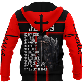 Knights Templar Commandery Hoodie - 3D Printed