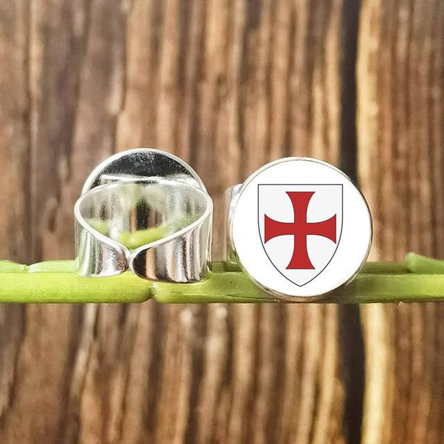 Knights Templar Commandery Ring - Vintage with Red Cross Crusader (Multiple variants)