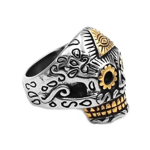 Eye Of Providence Ring - Skull Pyramid