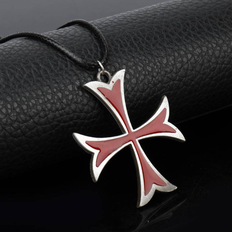 Knights Templar Commandery Necklace - Medieval Cross