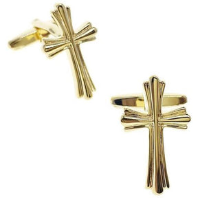 Knights Templar Commandery Cufflink - Golden Cross