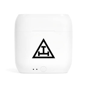 Royal Arch Chapter Earbud - White - Bricks Masons