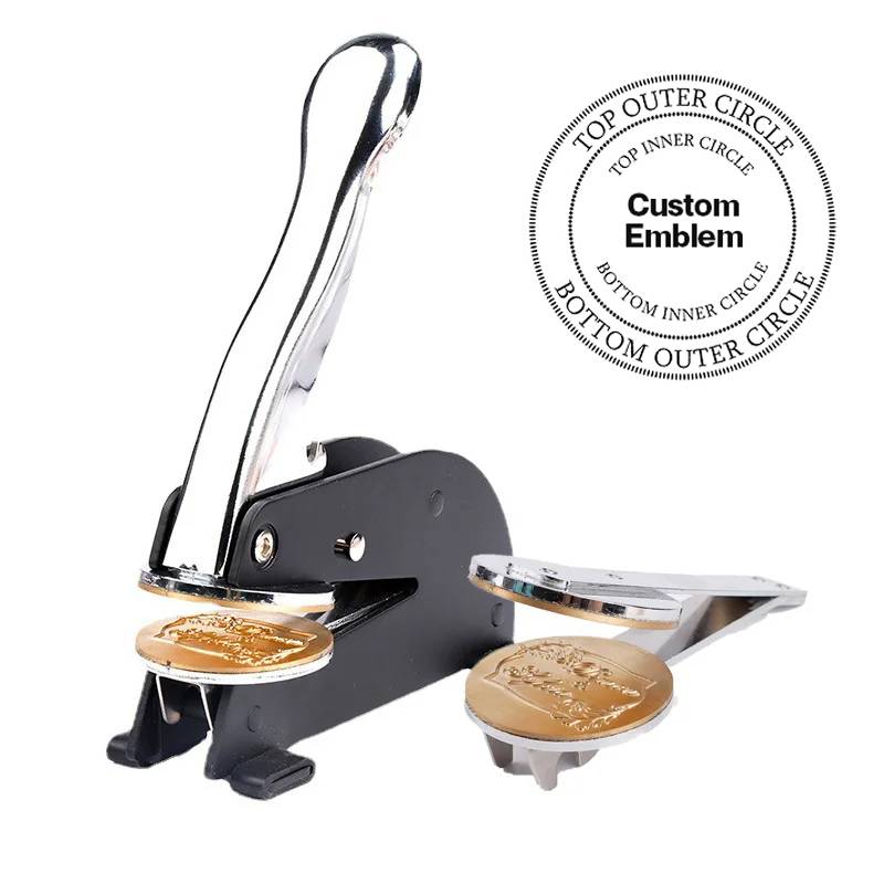 Scottish Rite Seal Press - Stainless Steel Portable Stamping Machine - Bricks Masons
