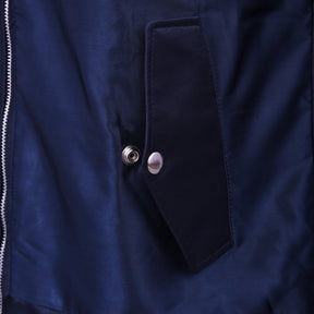 Shriners Jacket - Nylon Blue Color With Gold Embroidery - Bricks Masons