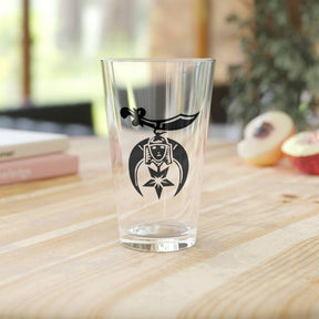 Shriners Pint Glass - 16oz - Bricks Masons