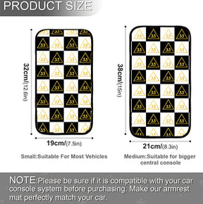 33rd Degree Scottish Rite Car Armrest - Various Sizes - Bricks Masons