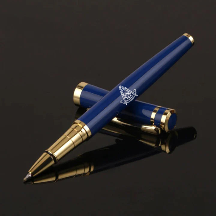 Past Master Blue Lodge California Regulation Pen - Multiple Colors - Bricks Masons