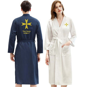 Order Of Malta Commandery Bathrobe - Various Colors - Bricks Masons