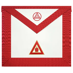 High Priest Royal Arch Chapter Apron - Red Machine Embroidery - Bricks Masons