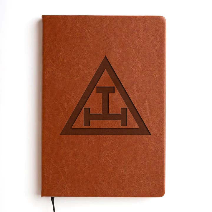 Royal Arch Chapter Journal - Brown Faux Leather - Bricks Masons