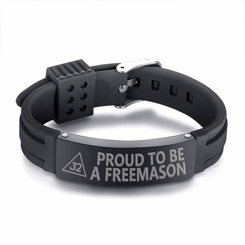 32nd Degree Scottish Rite Bracelet - Silicone - Bricks Masons