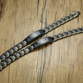 32nd Degree Scottish Rite Bracelet - Stainless Steel - Bricks Masons