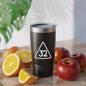 32nd Degree Scottish Rite Ringneck Tumbler - Various Colors - Bricks Masons