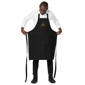 33rd Degree Scottish Rite Kitchen Apron - Various Organic Cotton Colors - Bricks Masons