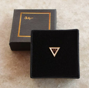 33rd Degree Masonic Lapel Pin – Pointing Down - Bricks Masons