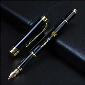 33rd Degree Scottish Rite Pen - Wings Up Black & Gold - Bricks Masons