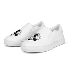 33rd Degree Scottish Rite Sneaker - Wings Down Slip-on Canvas - Bricks Masons