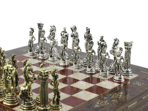 Master Mason Blue Lodge Chess Set - Hand Workmanship Patterns - Bricks Masons