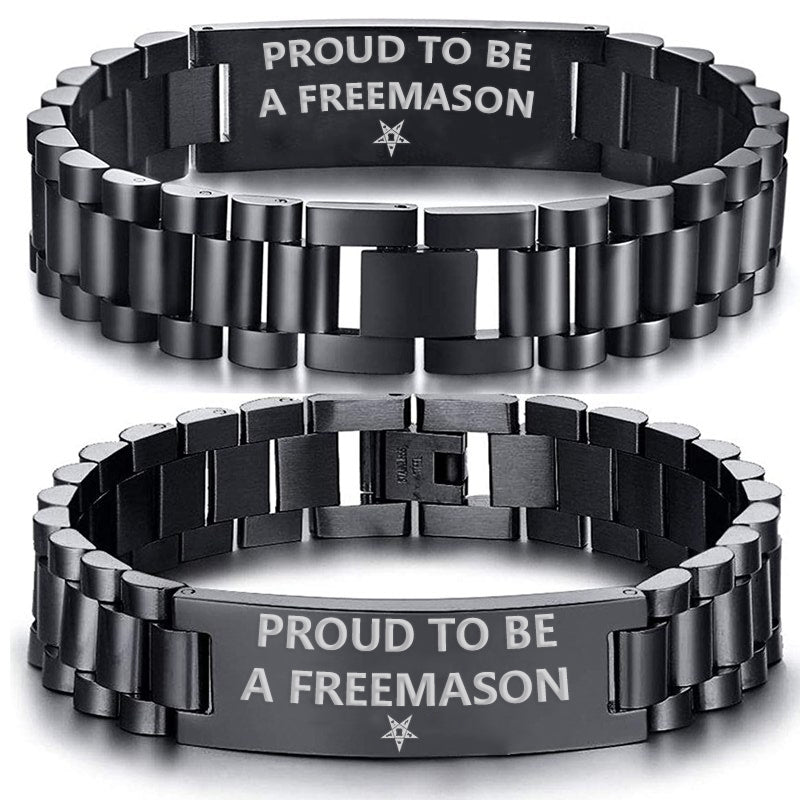 OES Bracelet - Stainless Steel - Bricks Masons