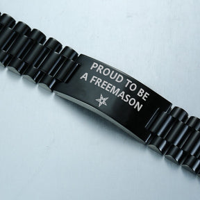 OES Bracelet - Stainless Steel - Bricks Masons