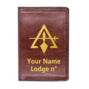 Council Wallet - Black & Brown - Bricks Masons