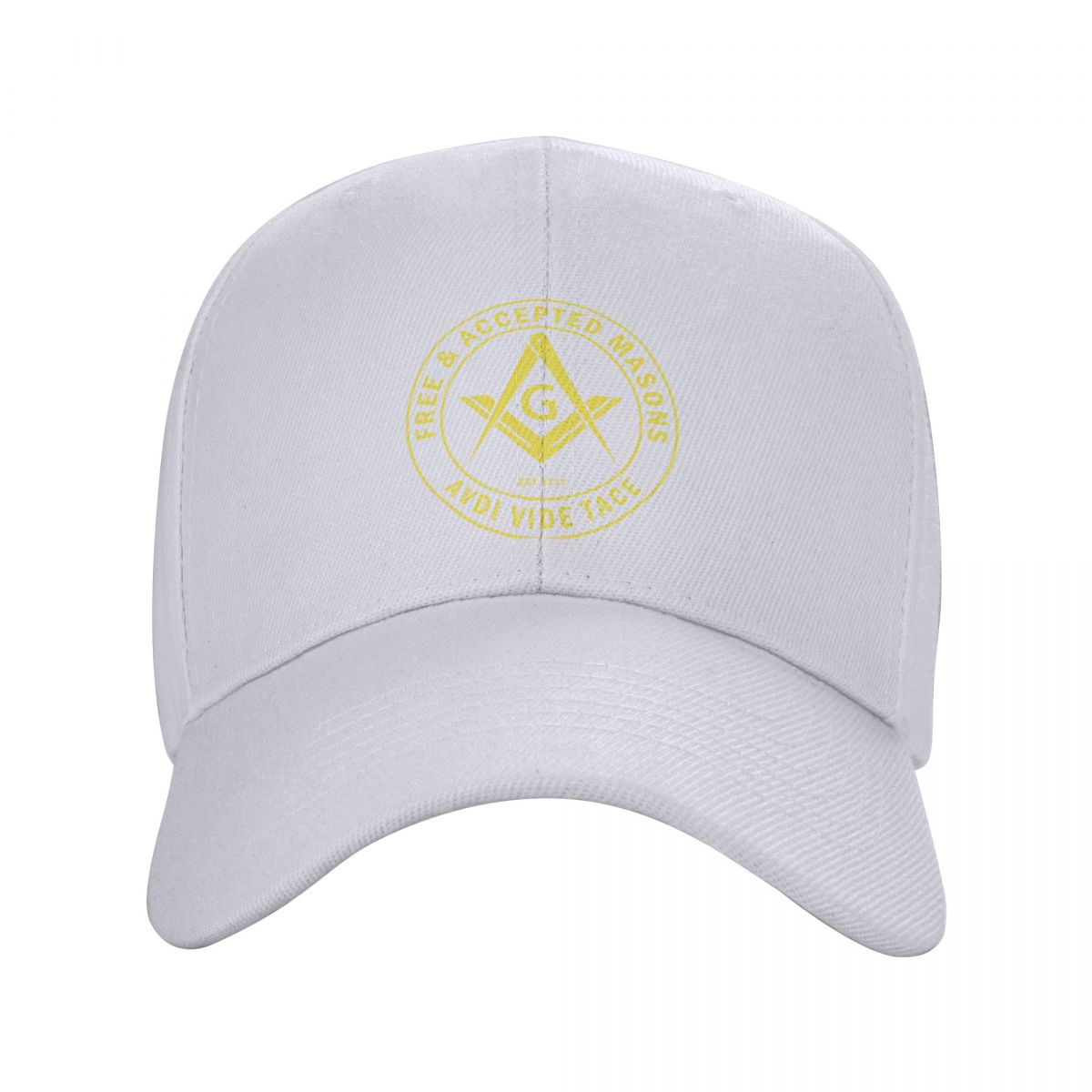 Master Mason Blue Lodge Baseball Cap - AVDI VIDE TACE Free Accepted Masons (Multiple Colors) - Bricks Masons