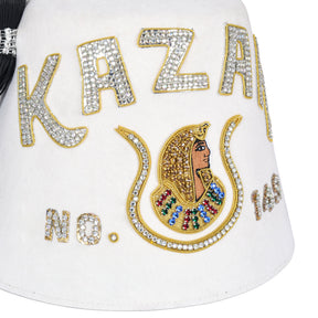 DOI PHA Fez Hat - Rhinestones (with row options) - Bricks Masons