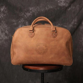 Grand Master Blue Lodge Travel Bag - (Dark Brown/Camel) - Bricks Masons