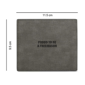 Grand Master Blue Lodge Wallet - Leather Various Colors - Bricks Masons