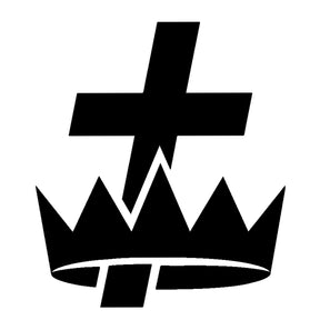 Knights Templar Commandery Ring - Silver With Blue Tungsten - Bricks Masons